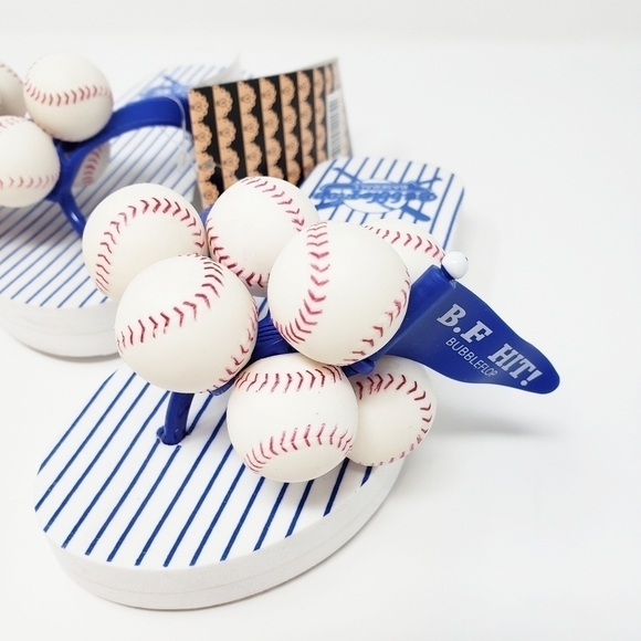 BUBBLEFLOP Baseball flip flop sandal NWT - Picture 5 of 7